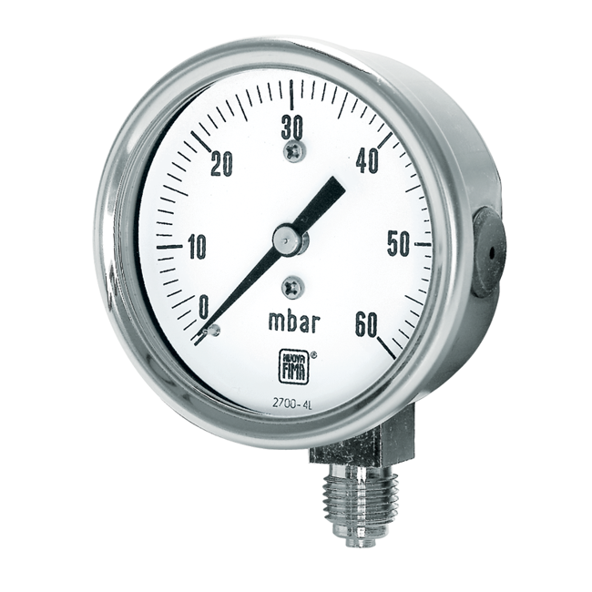 Nuova Fima Capsule Pressure Gauge, MN9/N DN63
